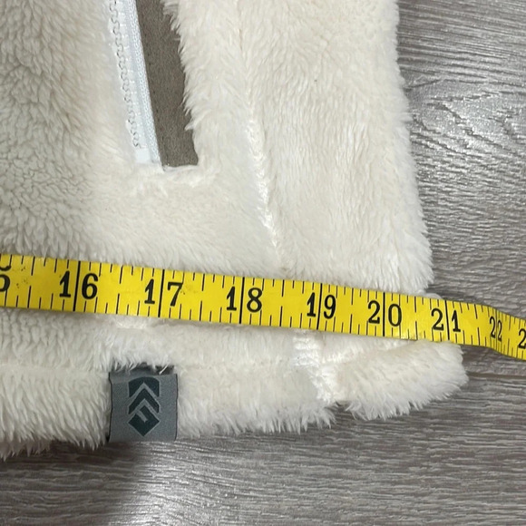 Free Country Alpine Butter Pile Vest Faux Fur White S - Picture 5 of 16